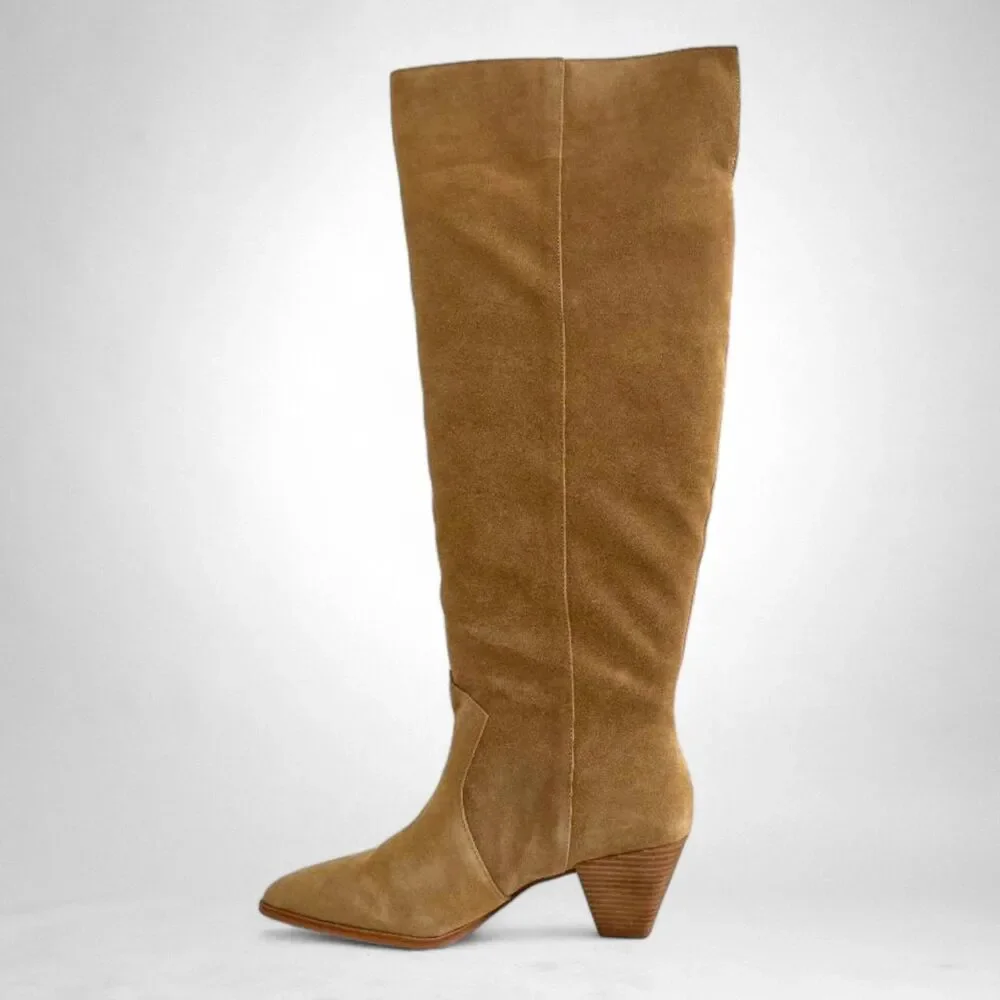 Vince Camuto Sewinny Extra Wide-Calf Slouch Knee-High Dress Boots, NEW! 12 Wide